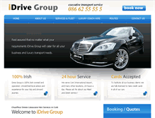 Tablet Screenshot of idrivegroup.ie
